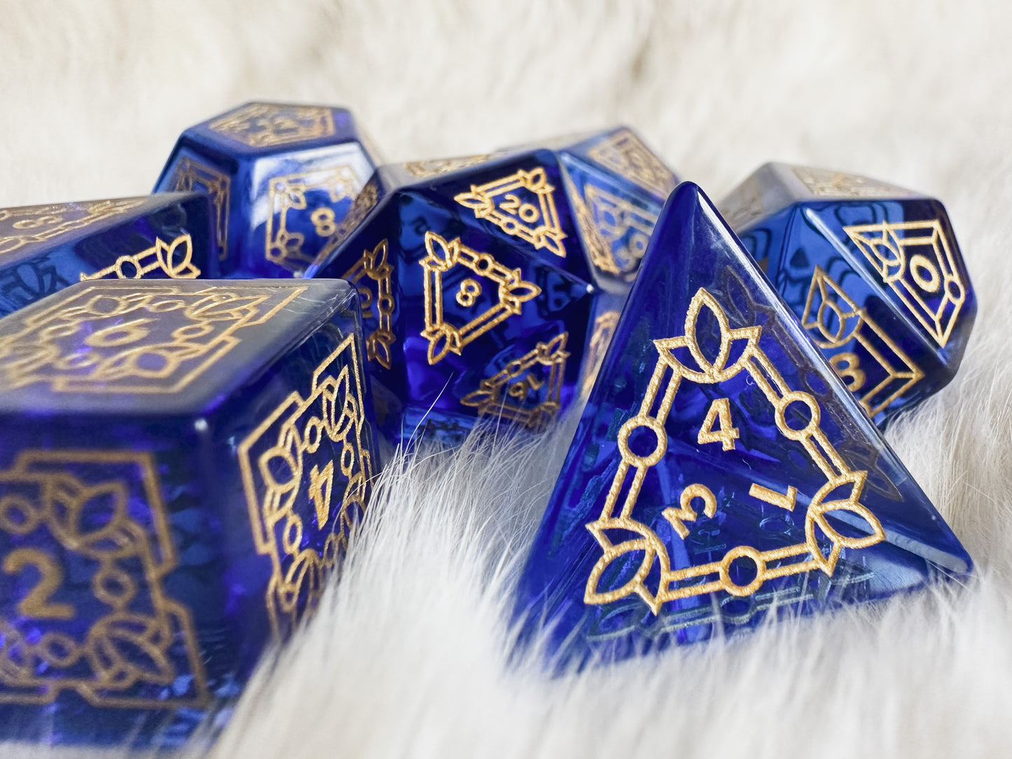 Reliquary of Tymora || Blue Zircon Dice