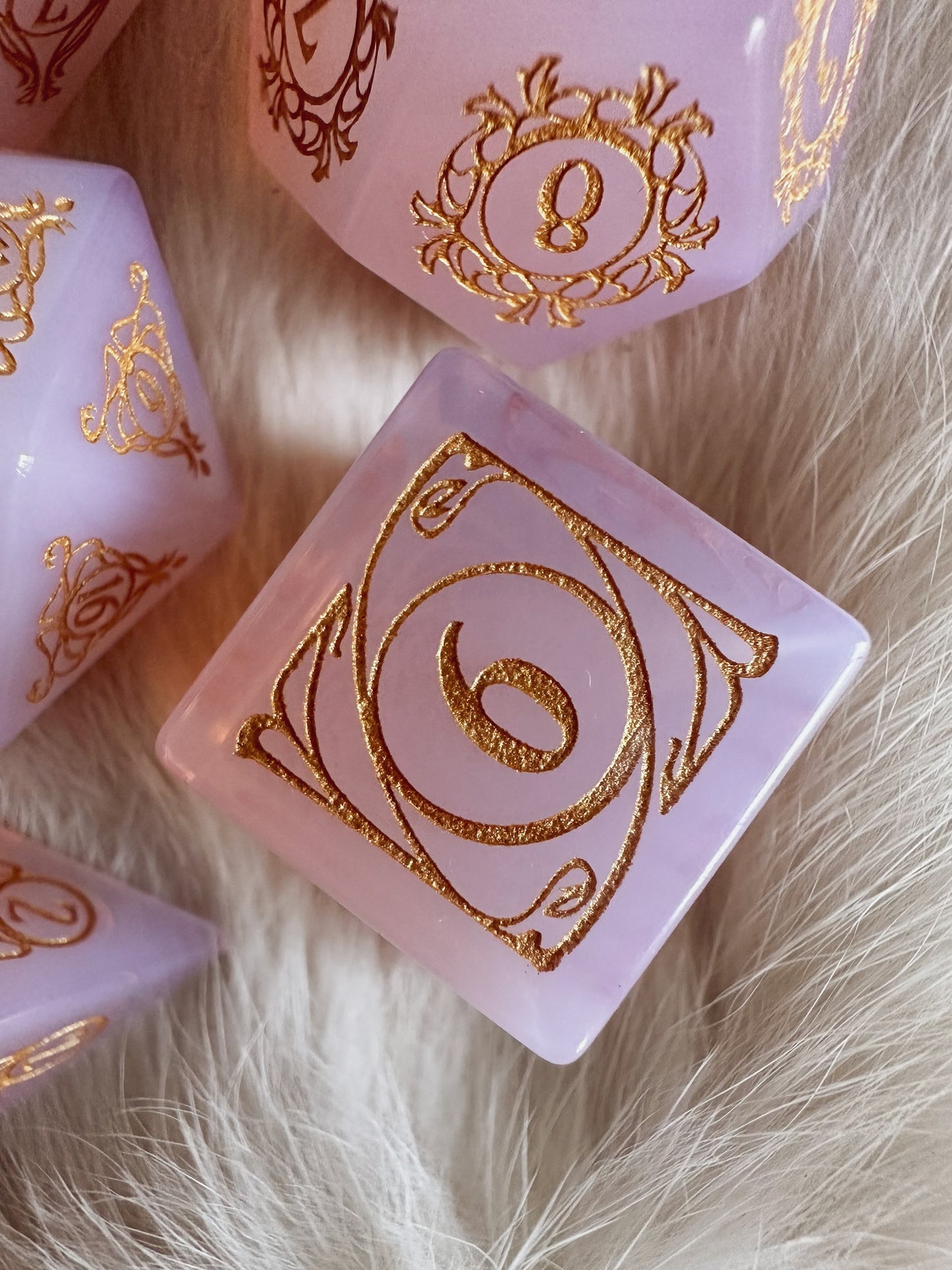 Aria of Sune || Pink Opalite Dice