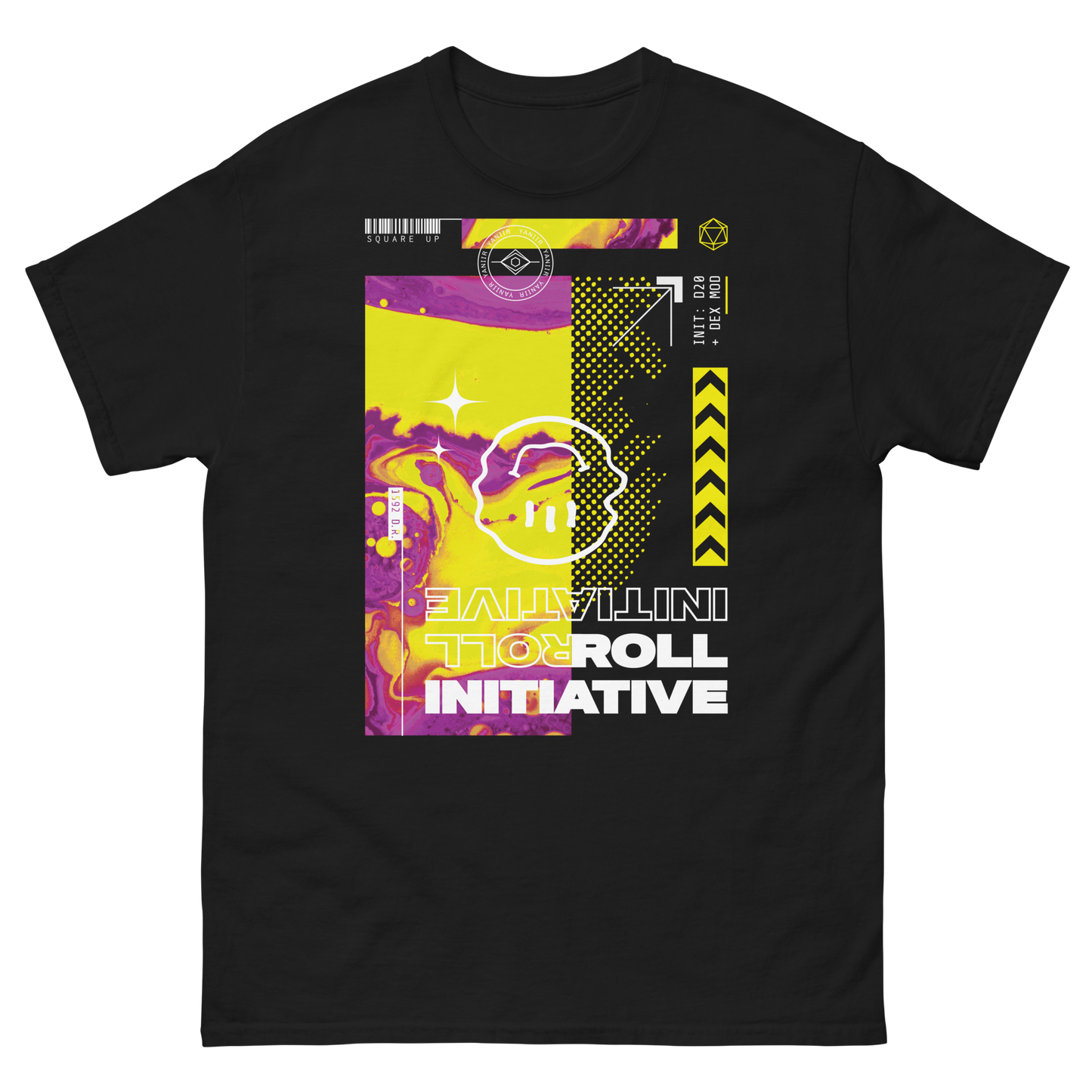 Roll Initiative Yellow || SS Tee