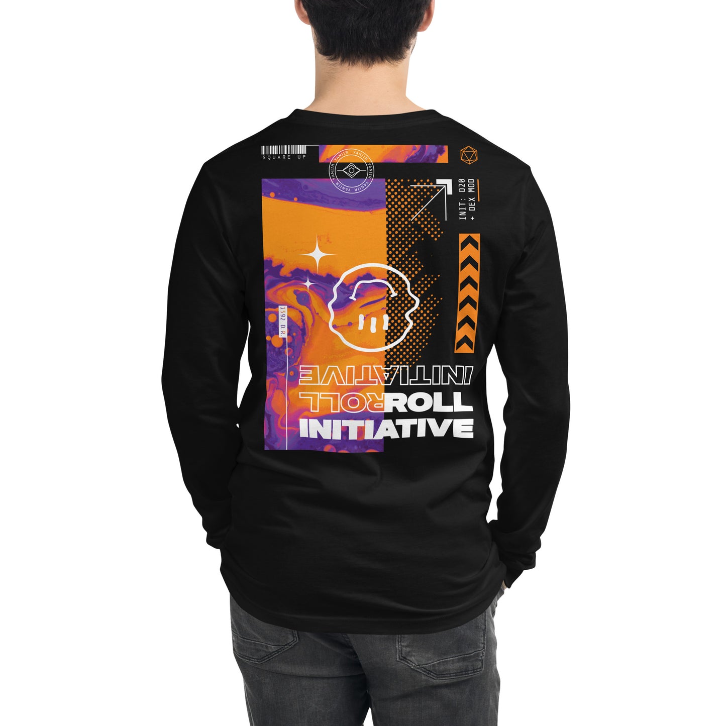 Roll Initiative Orange || LS Tee