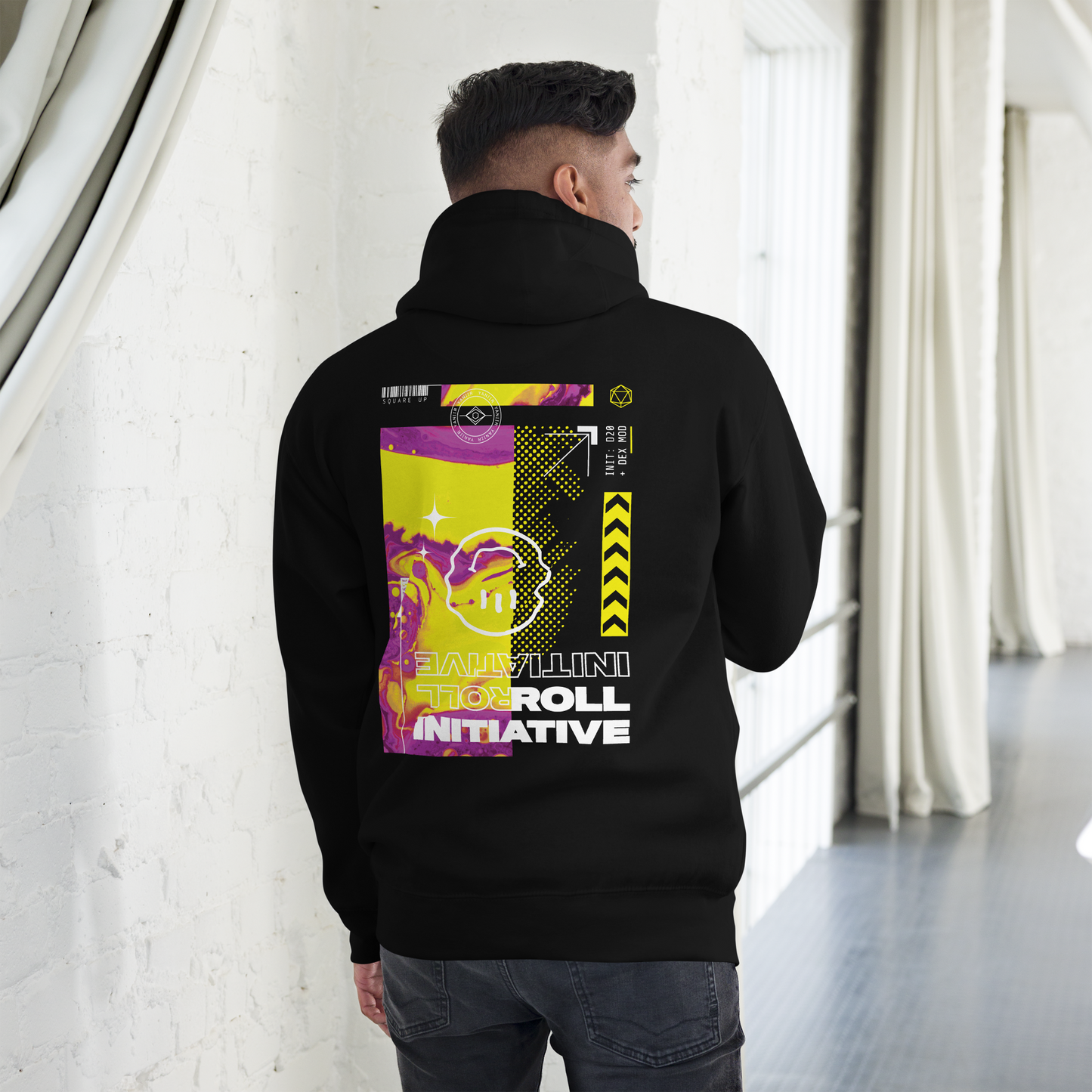 Roll Initiative Yellow || Hoodie