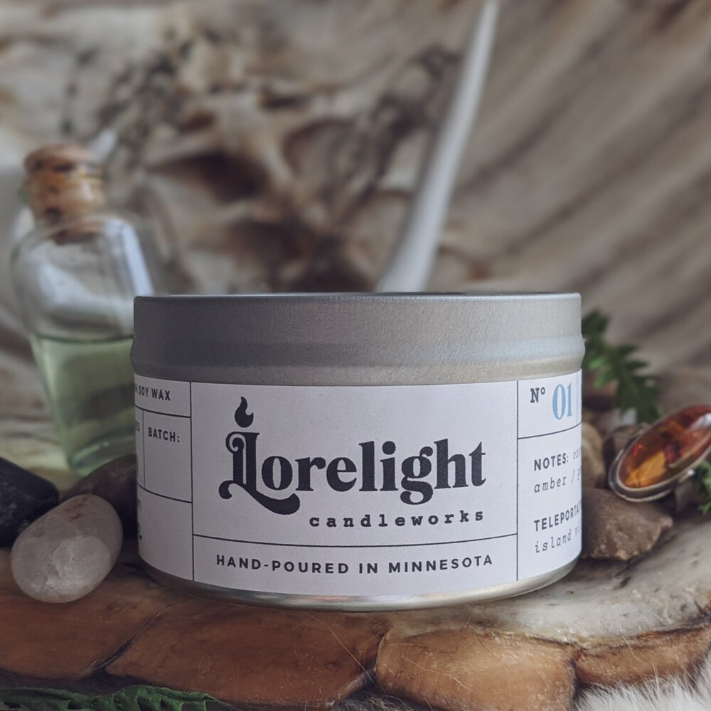 Moonshae Driftwood Candle