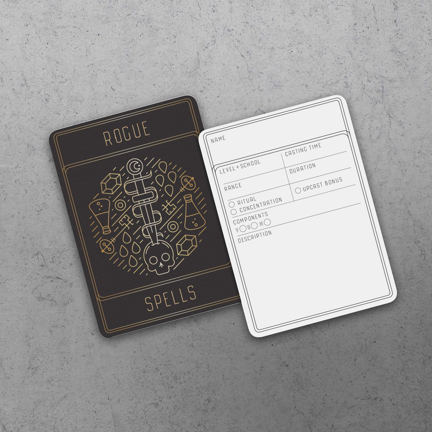 Downloadable Spell Cards