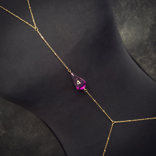 Orchid D4 // Gold Body Chain // 01