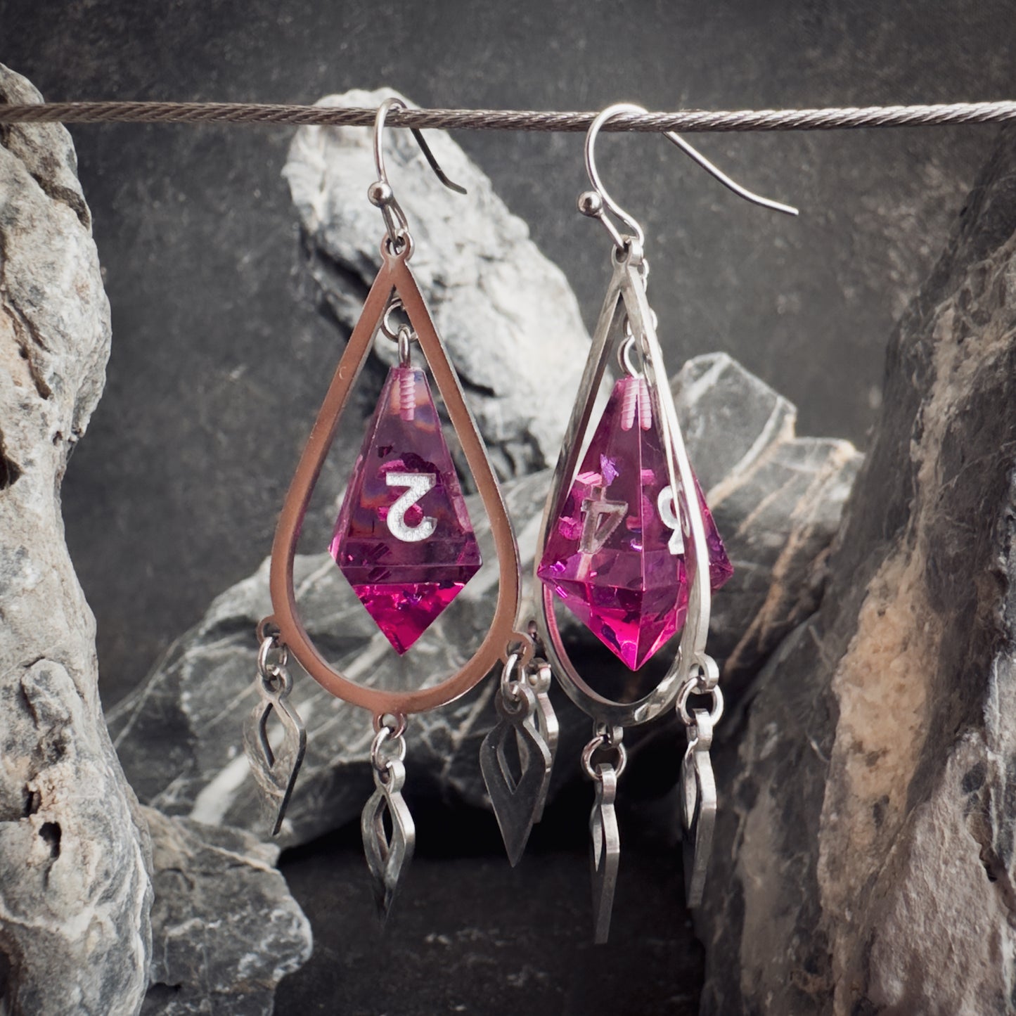 Orchid D4 // Silver Earrings // 03