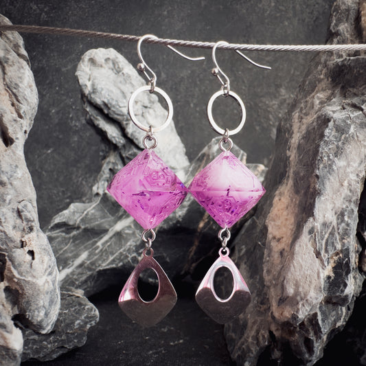 Orchid D8 // Silver Earrings // 01