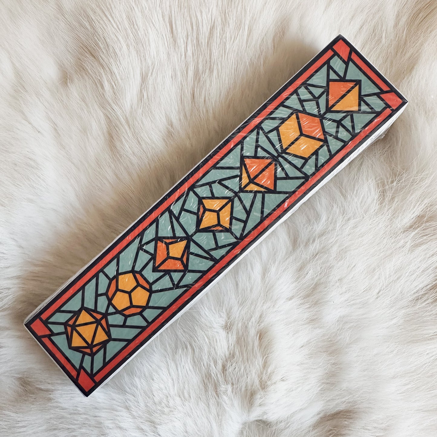 Stained Glass Dice Sticker