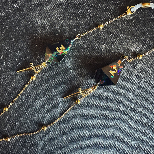 Premade Dice Glasses Chains