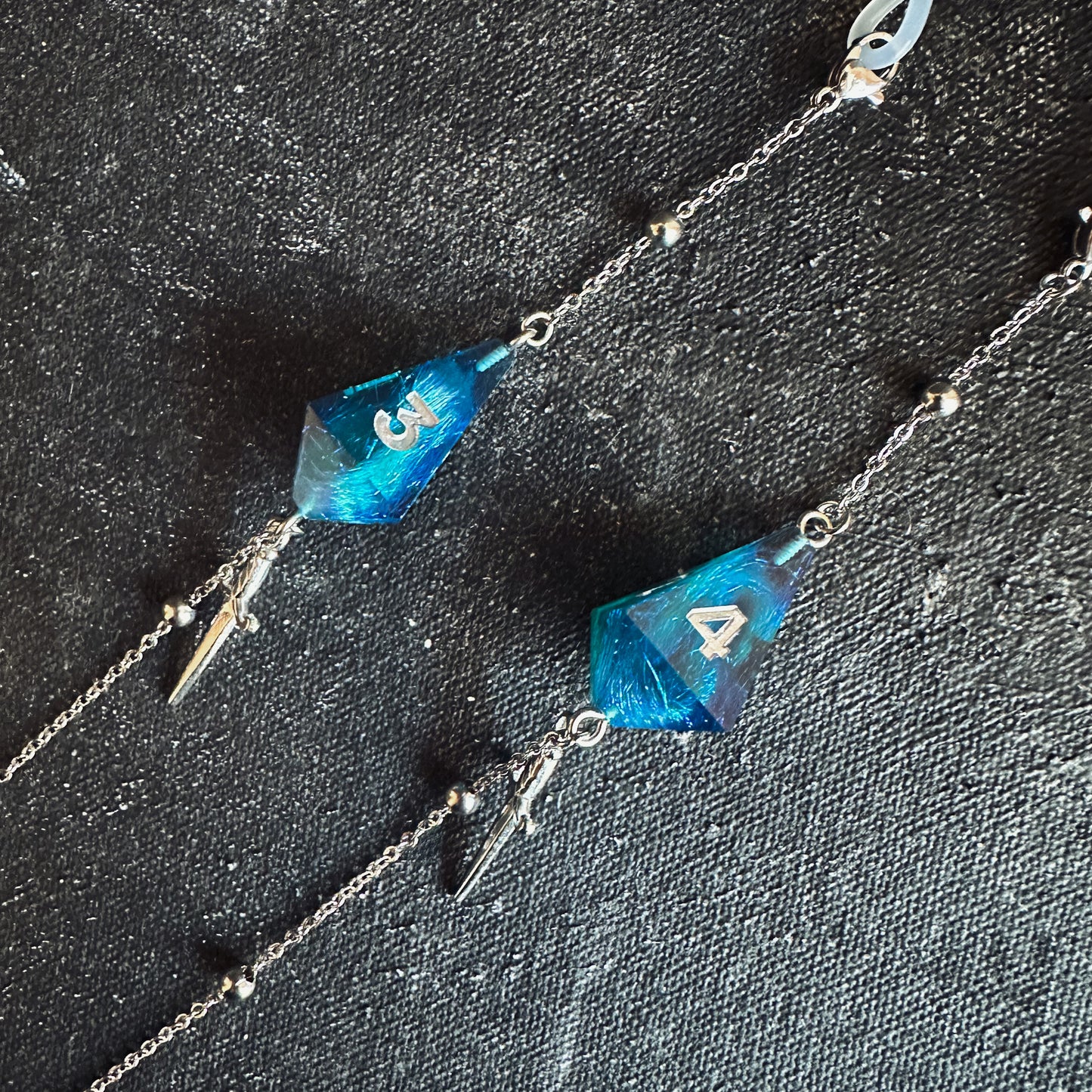 Premade Dice Glasses Chains