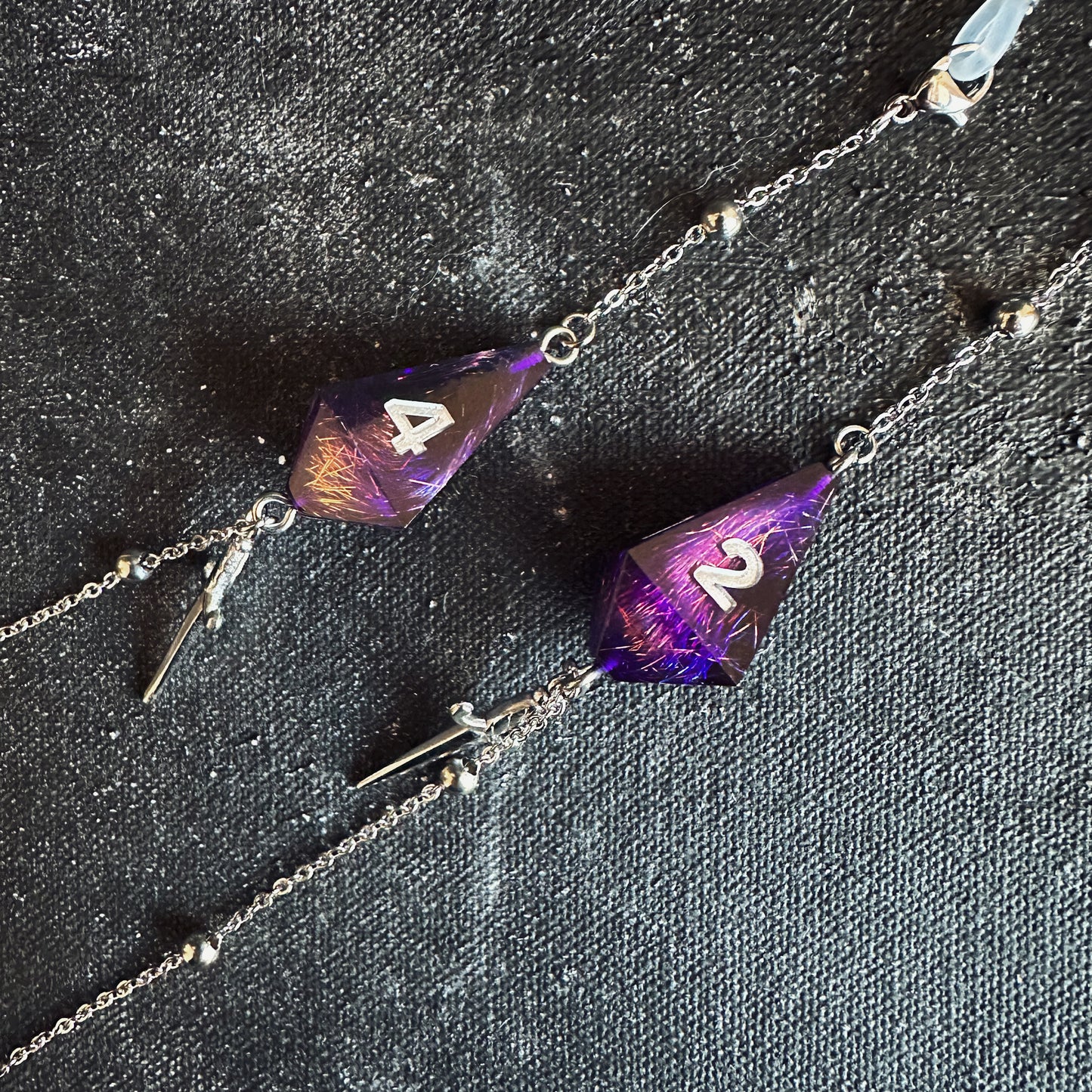 Premade Dice Glasses Chains