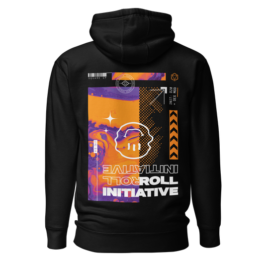 Roll Initiative Orange || Hoodie