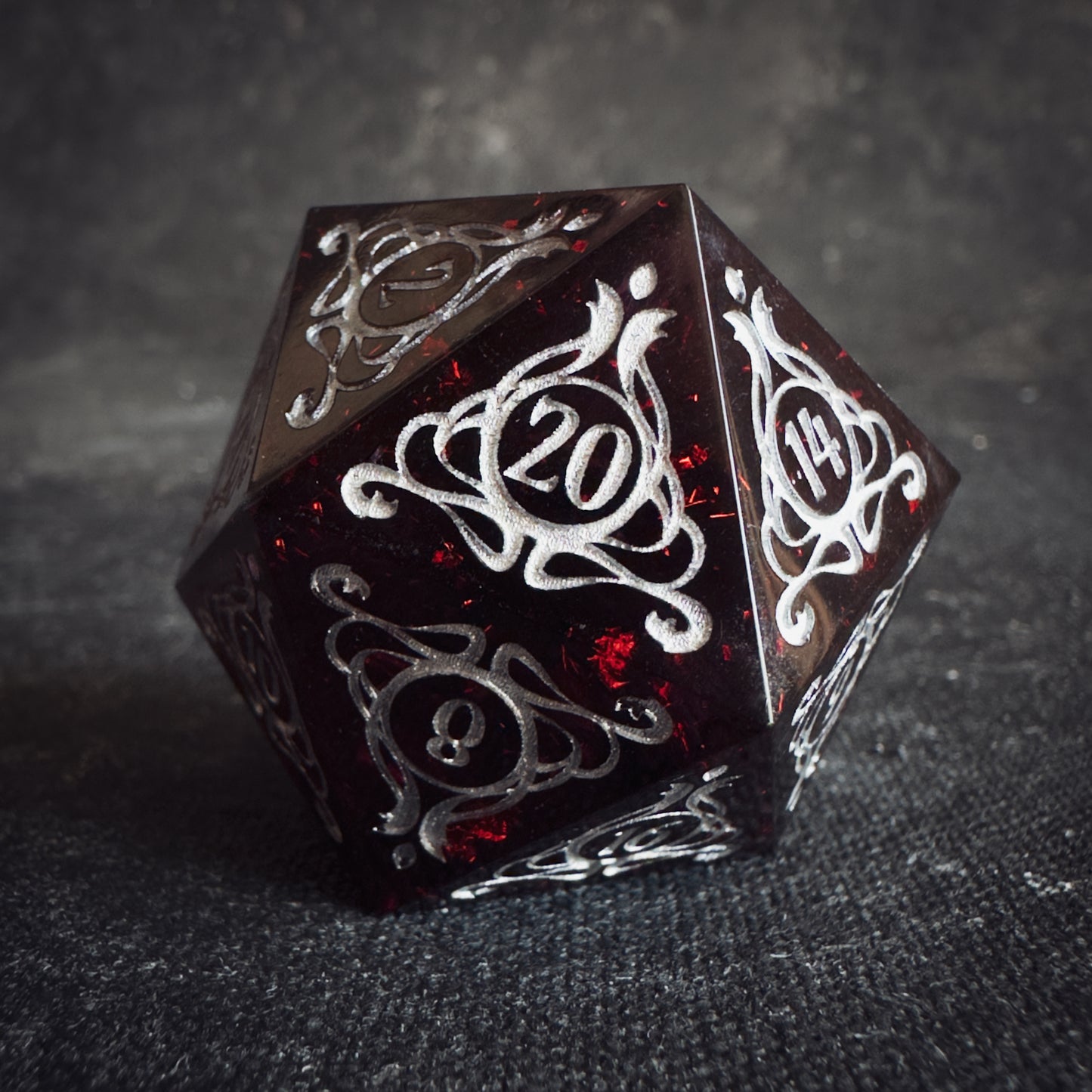 Cindered // 35mm Art Nouveau D20