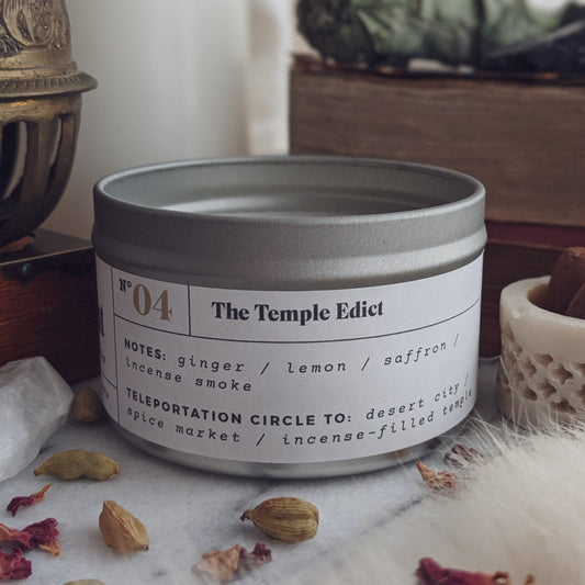 The Temple Edict Candle