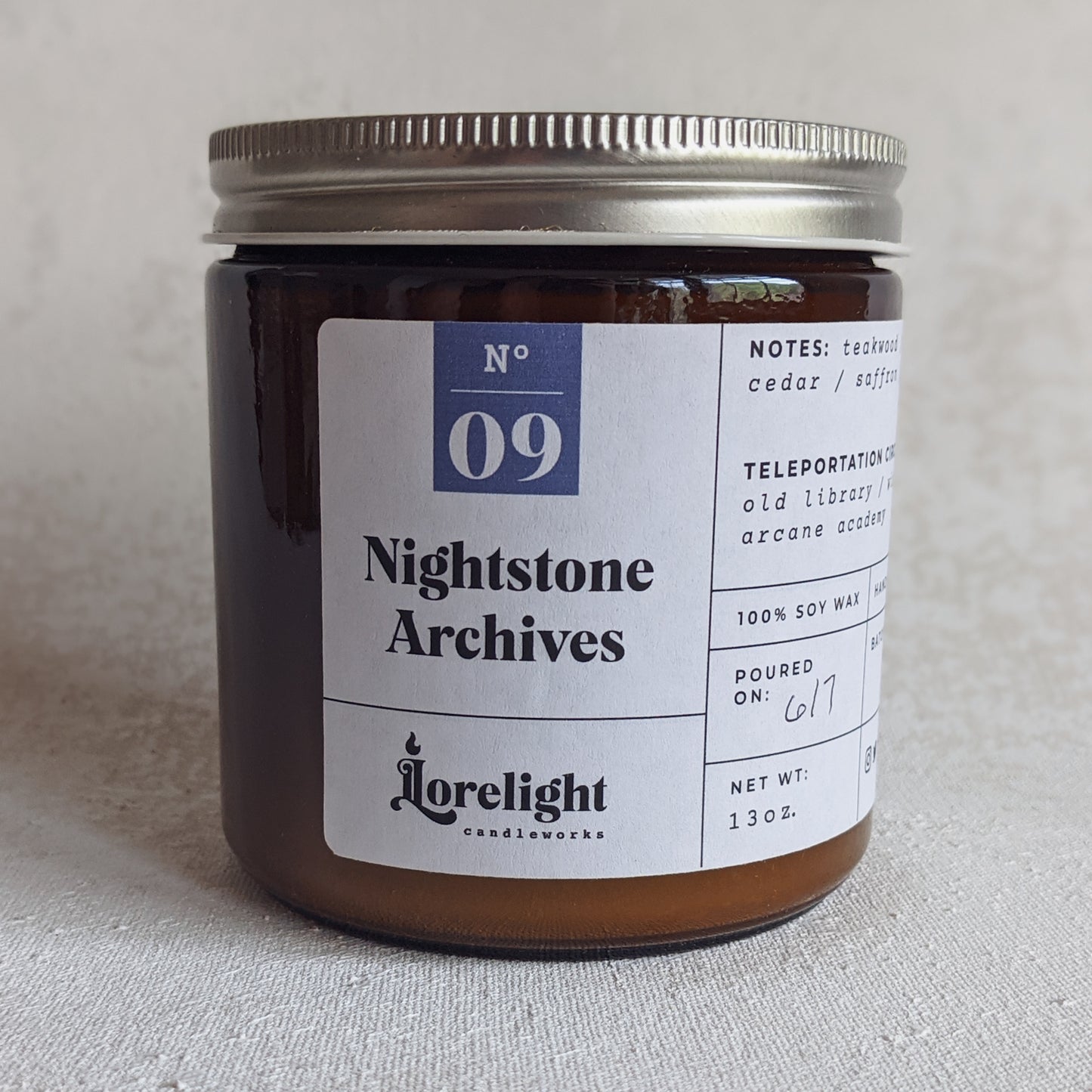 Nightstone Archives Candle